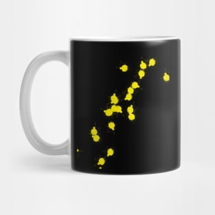 YELLOW PAINT SPASH DESIGN Mug